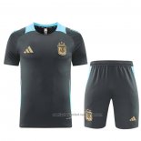 Chandal del Argentina Manga Corta 24/25 Gris - Pantalon Corto