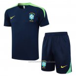 Chandal del Brasil Manga Corta 24/25 Azul - Pantalon Corto