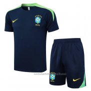 Chandal del Brasil Manga Corta 24/25 Azul - Pantalon Corto