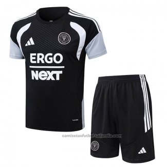 Chandal del Inter Miami Manga Corta 26/27 Negro - Pantalon Corto