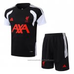 Chandal del Liverpool Manga Corta 26/27 Negro - Pantalon Corto