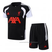Chandal del Liverpool Manga Corta 26/27 Negro - Pantalon Corto