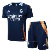 Chandal del Real Madrid Manga Corta 24/25 Azul - Pantalon Corto