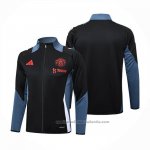Chaqueta del Manchester United 24/25 Negro y Gris