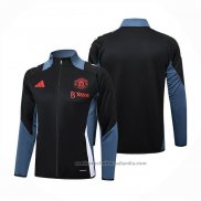 Chaqueta del Manchester United 24/25 Negro y Gris