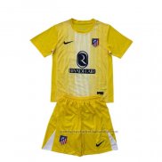 Camiseta Atletico Madrid Portero Nino 25/26 Amarillo