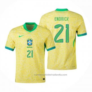 Camiseta Brasil Jugador Endrick 1ª 2024