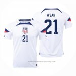 Camiseta Estados Unidos Jugador Weah 1ª 2022
