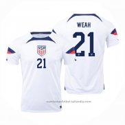 Camiseta Estados Unidos Jugador Weah 1ª 2022