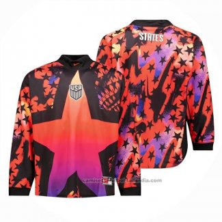 Camiseta Estados Unidos Portero Manga Larga 2025