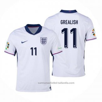 Camiseta Inglaterra Jugador Grealish 1ª 2024