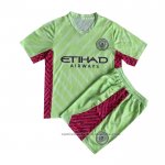 Camiseta Manchester City Portero Nino 23/24 Verde