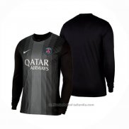 Camiseta Paris Saint-Germain Portero 1ª Manga Larga 25/26 Negro