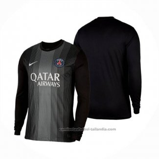 Camiseta Paris Saint-Germain Portero 1ª Manga Larga 25/26 Negro