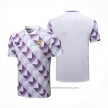 Camiseta Polo del Real Madrid 22/23 Blanco y Purpura