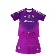 Camiseta Tigres UANL Portero Nino 25/26 Purpura