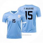 Camiseta Uruguay Jugador F.Valverde 1ª 2022