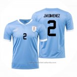 Camiseta Uruguay Jugador J.M.Gimenez 1ª 2022