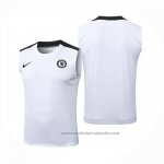 Camiseta de Entrenamiento Chelsea Sin Mangas 25/26 Blanco