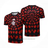 Camiseta de Entrenamiento Flamengo 25/26 Negro Rojo