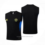 Camiseta de Entrenamiento Manchester United Sin Mangas 25/26 Negro