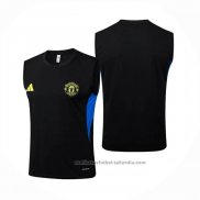 Camiseta de Entrenamiento Manchester United Sin Mangas 25/26 Negro