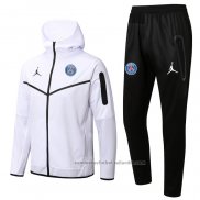 Chandal con Capucha del Paris Saint-Germain 22/23 Blanco