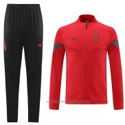 Chandal de Chaqueta del AC Milan 22/23 Rojo