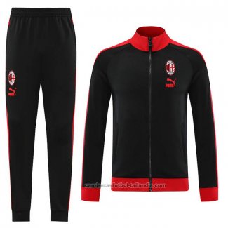 Chandal de Chaqueta del AC Milan 23/24 Negro