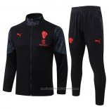 Chandal de Chaqueta del AC Milan 25/26 Negro