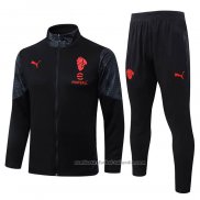 Chandal de Chaqueta del AC Milan 25/26 Negro