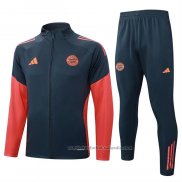 Chandal de Chaqueta del Bayern Munich Nino 25/26 Gris Naranja