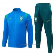 Chandal de Chaqueta del Brasil Nino 26/27 Azul