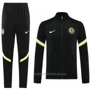 Chandal de Chaqueta del Chelsea 21/22 Negro