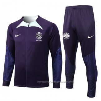 Chandal de Chaqueta del Inter Milan 22/23 Purpura