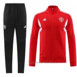 Chandal de Chaqueta del Manchester United 22/23 Rojo