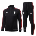 Chandal de Chaqueta del Manchester United Nino 2026/27 Negro