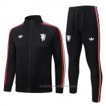 Chandal de Chaqueta del Manchester United Nino 2026/27 Negro