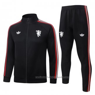Chandal de Chaqueta del Manchester United Nino 2026/27 Negro