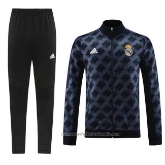 Chandal de Chaqueta del Real Madrid 23/24 Azul Oscuro