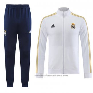 Chandal de Chaqueta del Real Madrid 23/24 Blanco