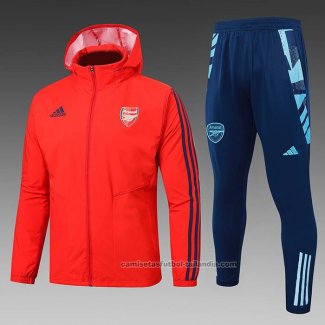Chandal de Rompevientos del Arsenal 24/25 Rojo