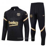 Chandal de Sudadera del Barcelona 23/24 Negro