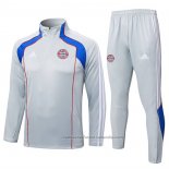 Chandal de Sudadera del Bayern Munich Nino 25/26 Gris
