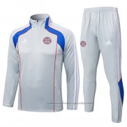 Chandal de Sudadera del Bayern Munich Nino 25/26 Gris
