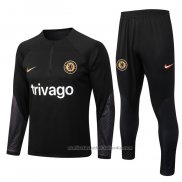 Chandal de Sudadera del Chelsea 22/23 Negro