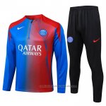 Chandal de Sudadera del Paris Saint-Germain 25/26 Azul Rojo