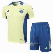 Chandal del Ajax Manga Corta 24/25 Amarillo - Pantalon Corto
