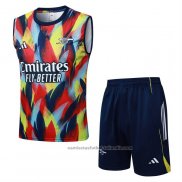 Chandal del Arsenal Sin Mangas 25/26 Azul Rojo Amarillo