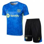 Chandal del Barcelona Manga Corta 24/25 Azul - Pantalon Corto